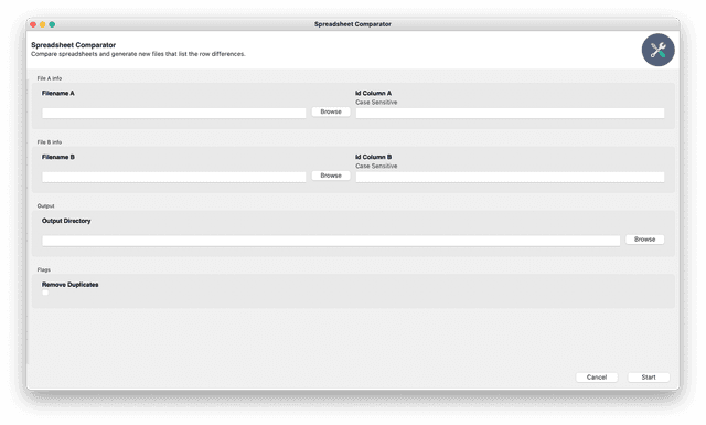 CSV Diff Generator